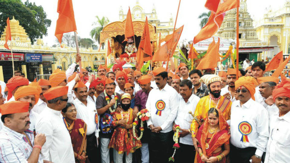 Grand procession marks Shivaji Jayanti celebrations