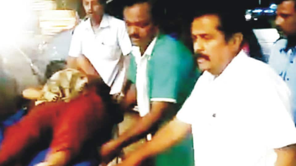 MLA M.K. Somashekar shifts pregnant woman injured in mishap to hospital