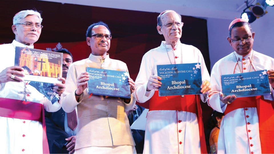 MP Chief Minister releases Coffee Table book on ‘Bhopal Archdiocese’
