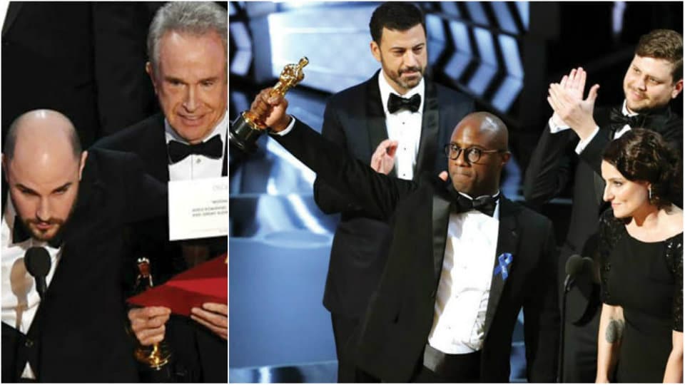 Blunder at the Oscars !