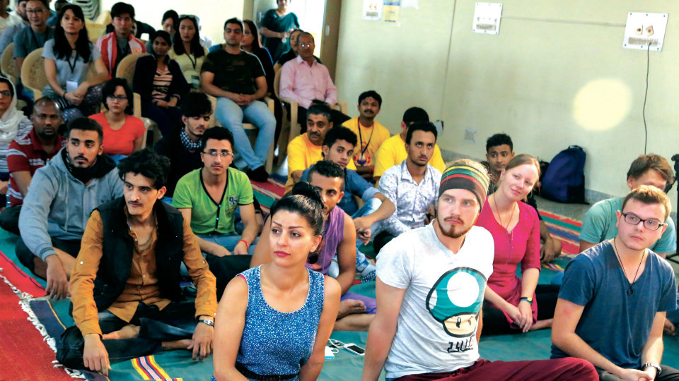 Intl. Yoga camp for foreign nationals begins