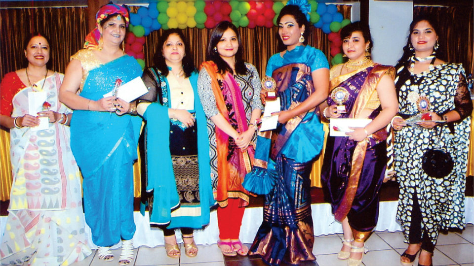 Saree Draping Contest Winners