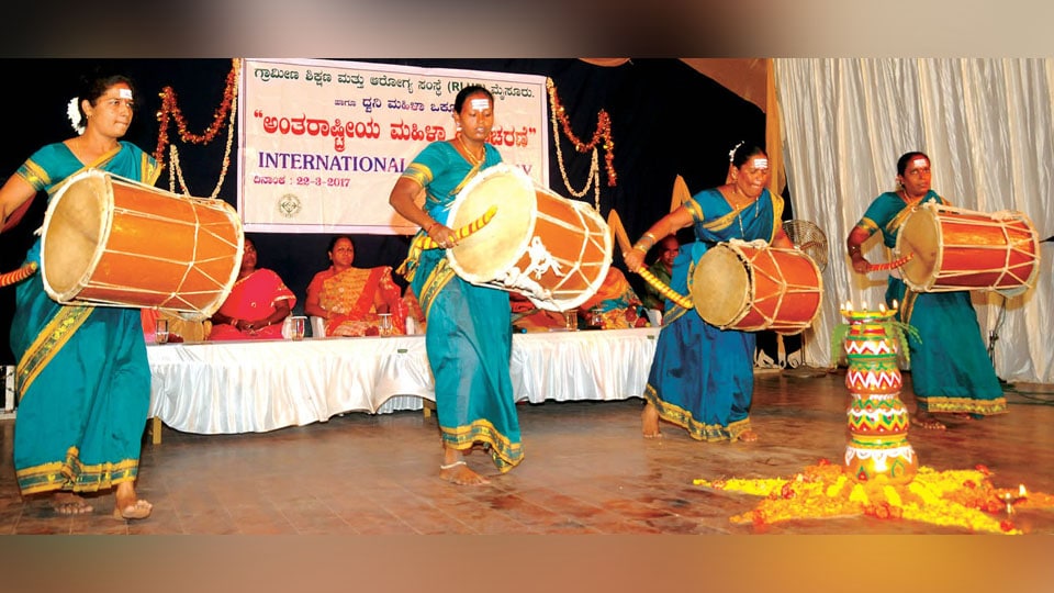 Rural women perform at RLHP’s :International Women’s Day