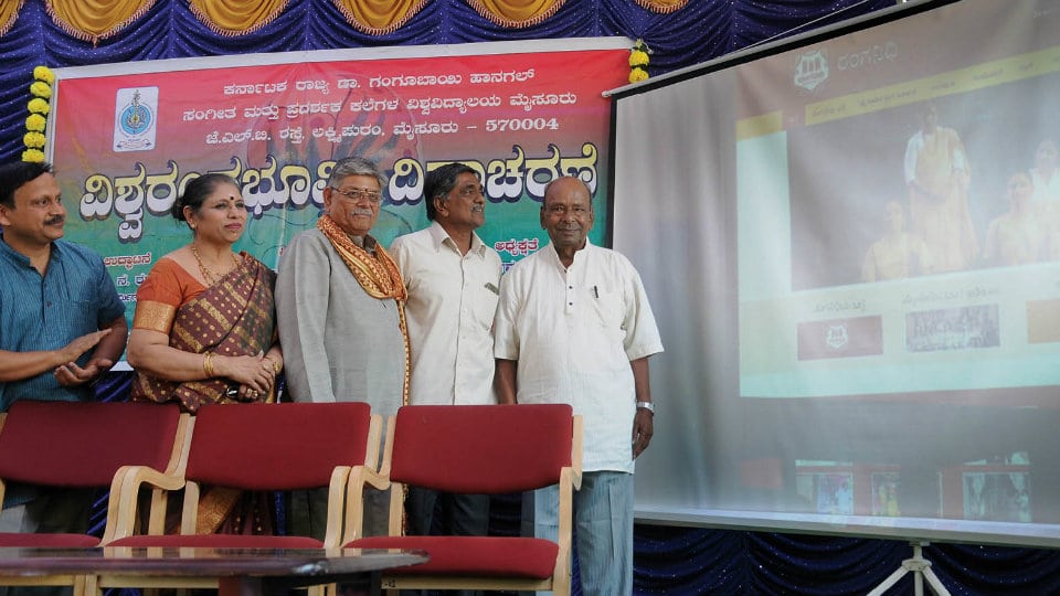 Theatre Day : Ranganidhi website launched