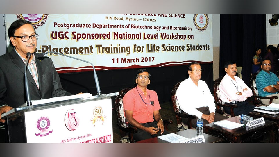 Workshop on Placement Training  for Life Science students