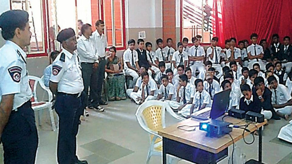 Traffic Wardens conduct series of programmes on traffic awareness at schools