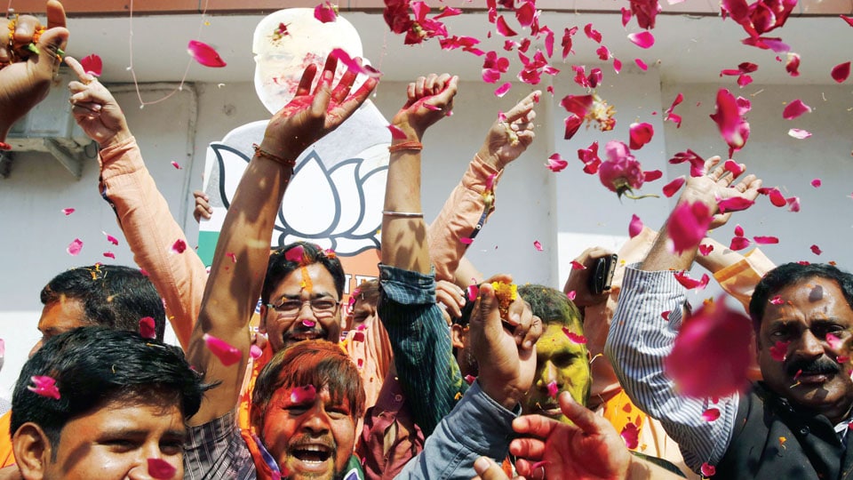 BJP set to sweep UP after 15 years