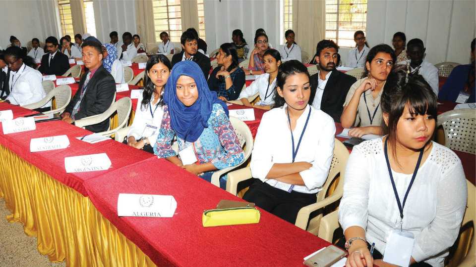 Model United Nations Conference held