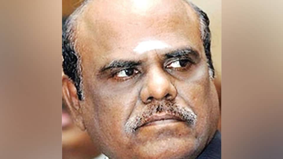 Justice C.S. Karnan appears before SC; says “jail me”