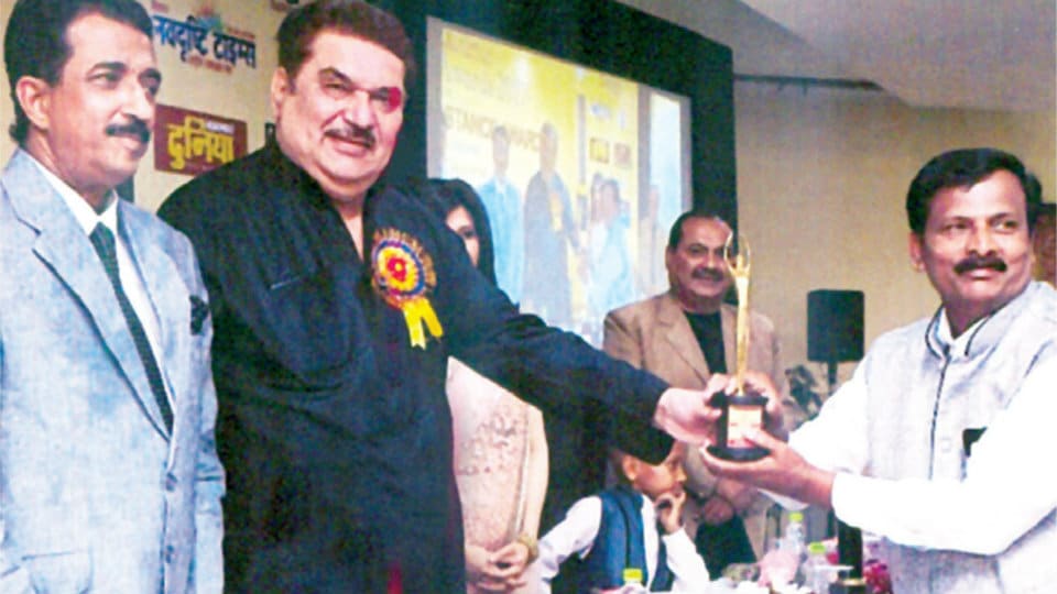 City’s Somashekar Gowda receives ‘Gem of India’ award