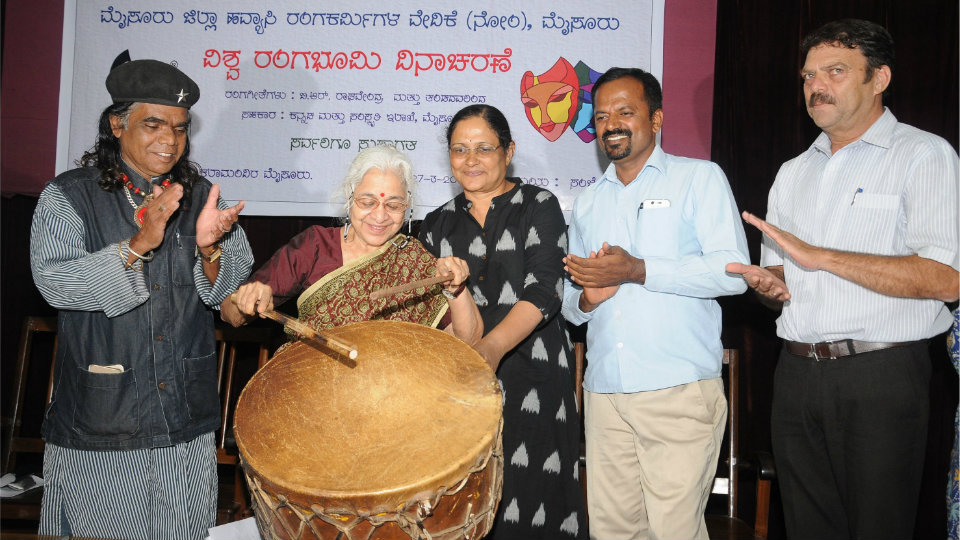 World Theatre Day Celebrations:‘Theatre breaks walls of caste, religion and race’