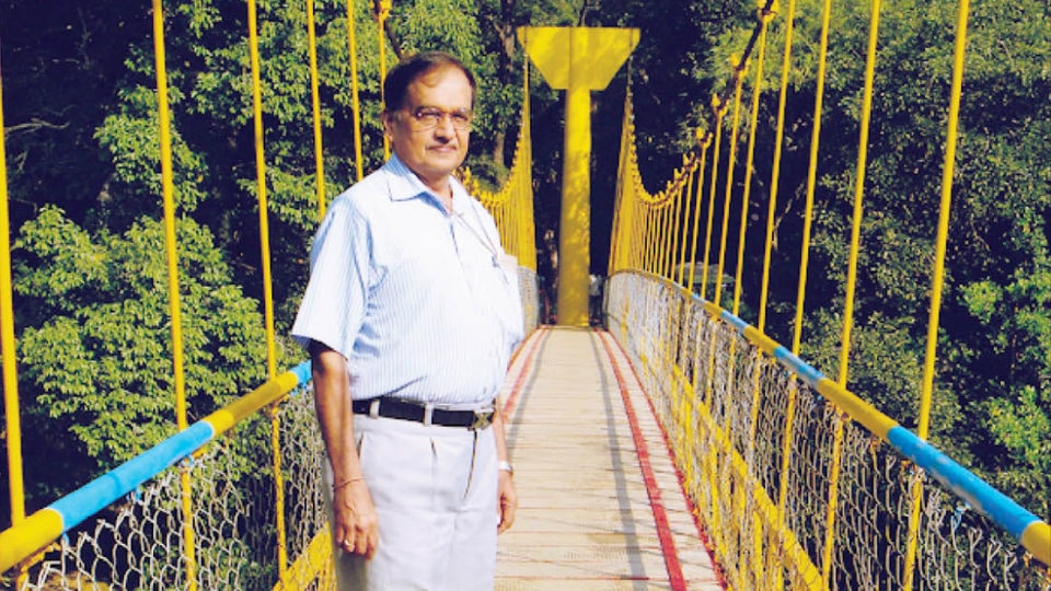 ‘Bridge Man’ Girish Bharadwaj at VVIET in city on Mar. 7