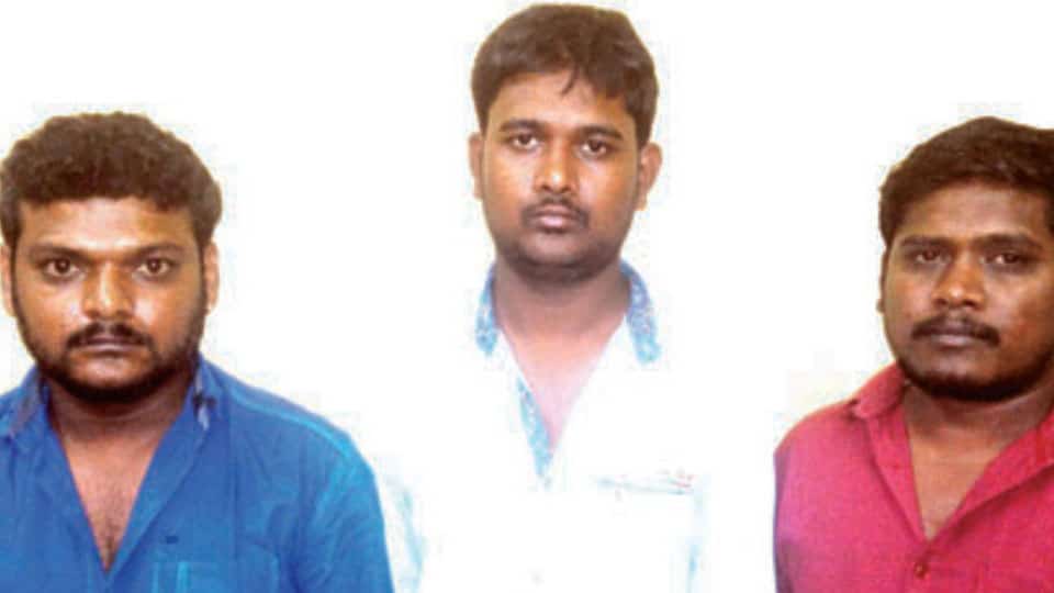 4 arrested for stealing ‘hundi’ collection while counting at Chamundeshwari Hill Temple