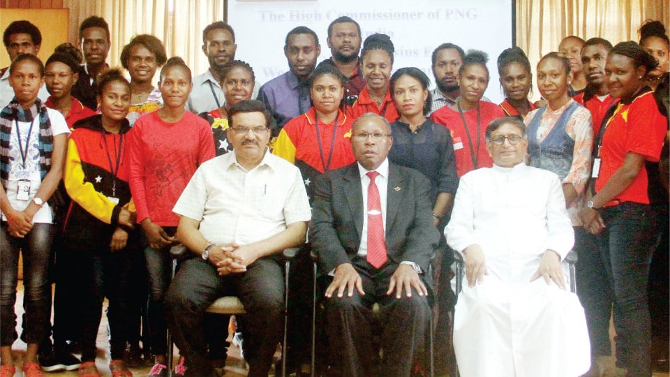 Papua New Guinea Ambassador visits St.Philomena’s College