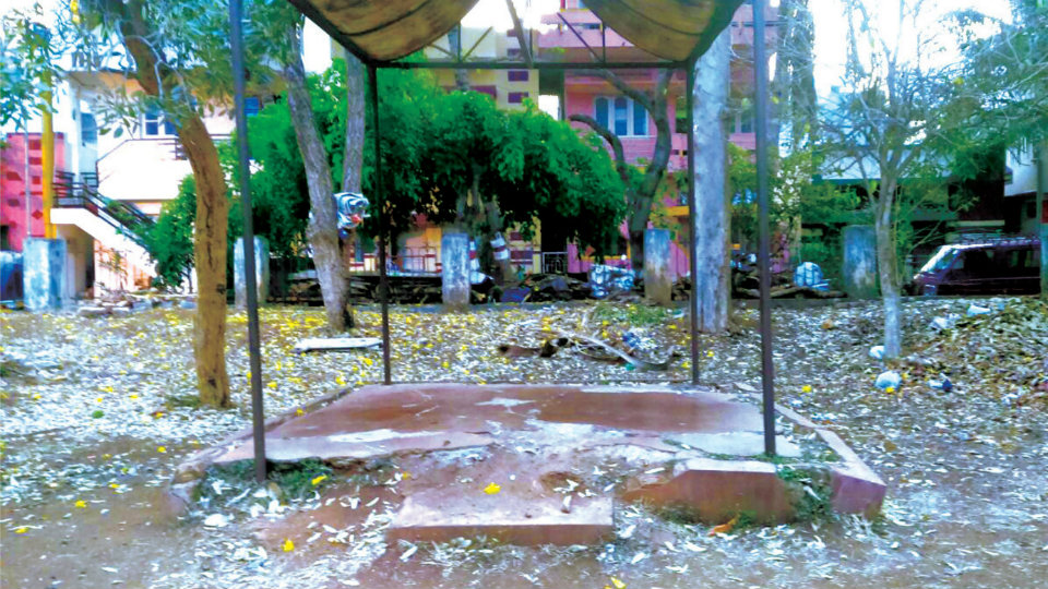 Will this park at Kuvempunagar M-Block see maintenance?