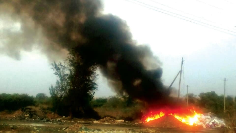 ‘Burning issue’ at Rajiv Nagar