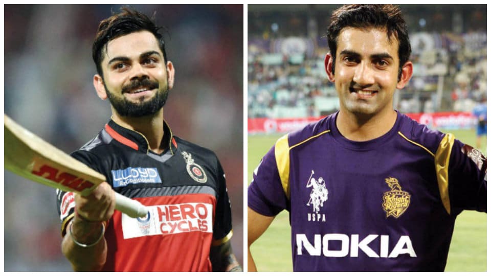 RCB to take on KKR in a keen contest
