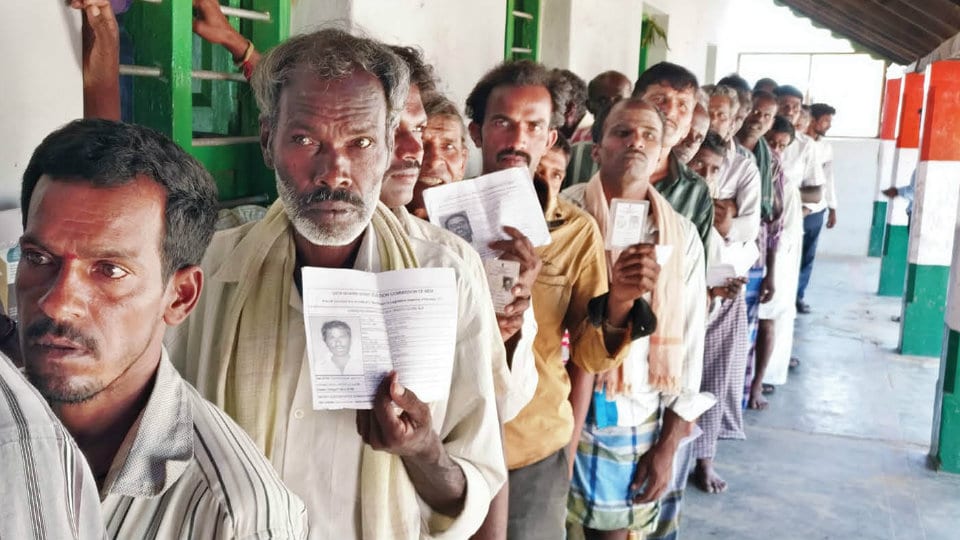 Brisk Polling for Nanjangud-Gundlupet by-elections