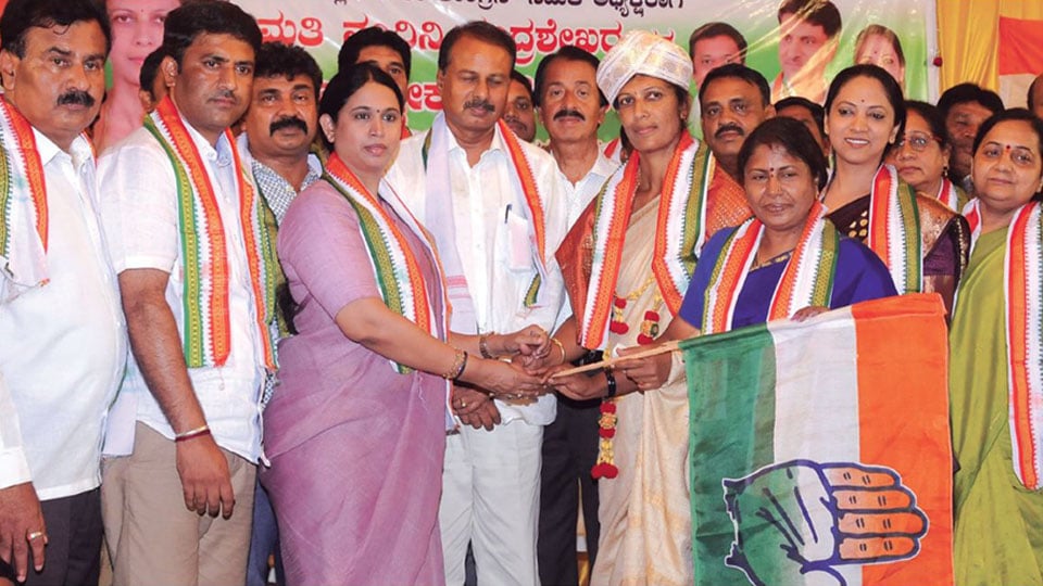 Nandini Chandrashekar is new Dist. Women Congress President