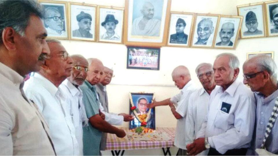 Freedom Fighters remember Dr. B.R. Ambedkar