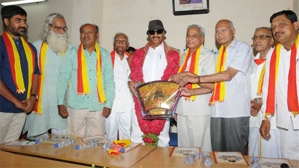 Vatal Nagaraj feted: Kannada Chaluvali leader entered Legislature 50 years ago