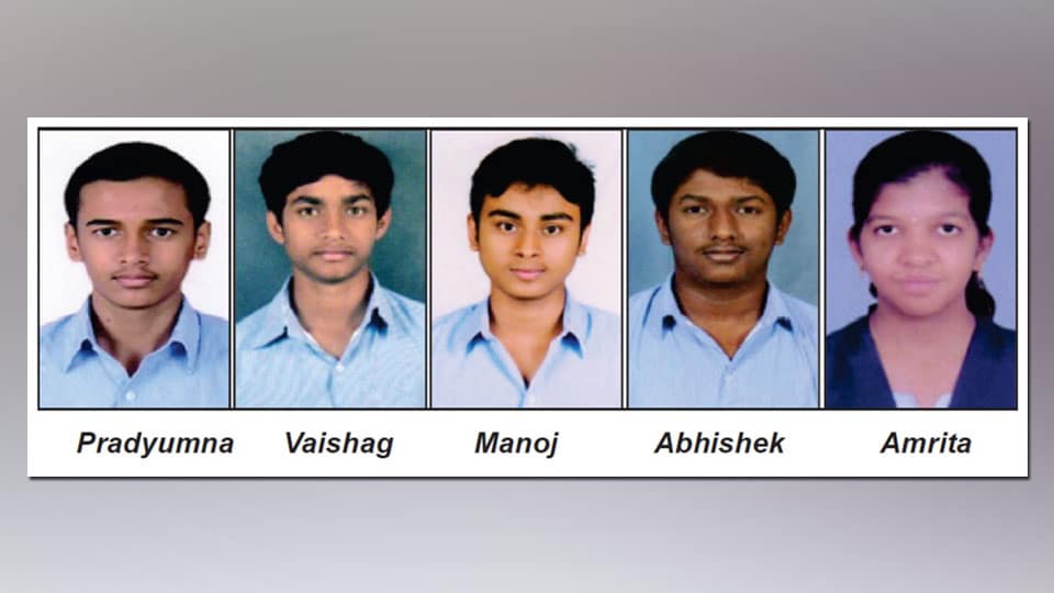 City students qualified for KVPY scholarship