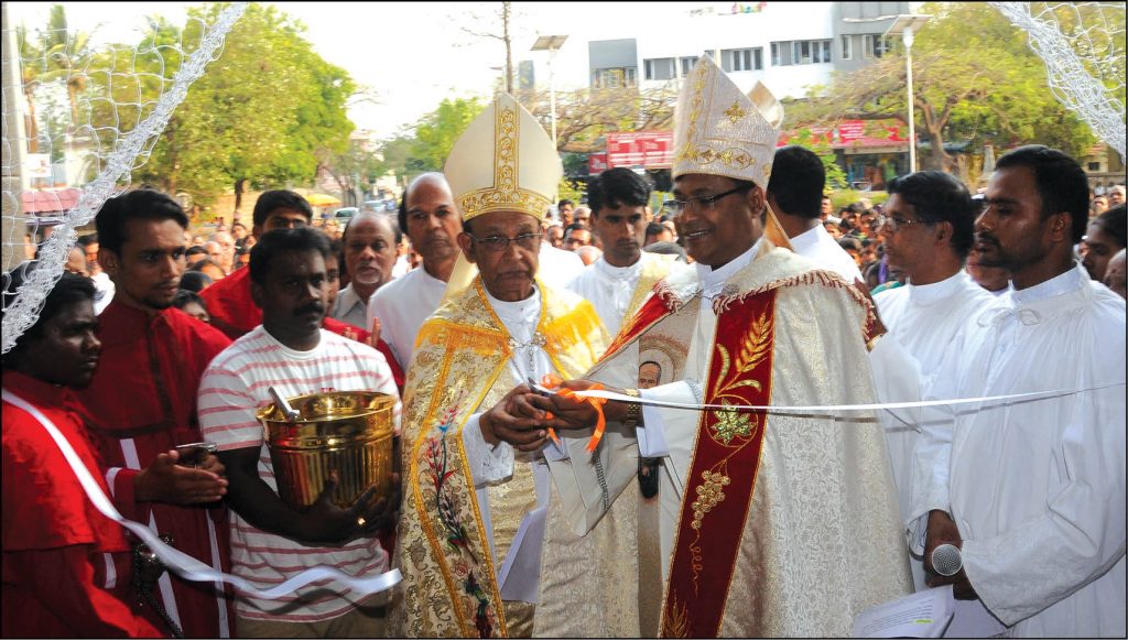 Former Bishop blesses St. Philomena’s Church