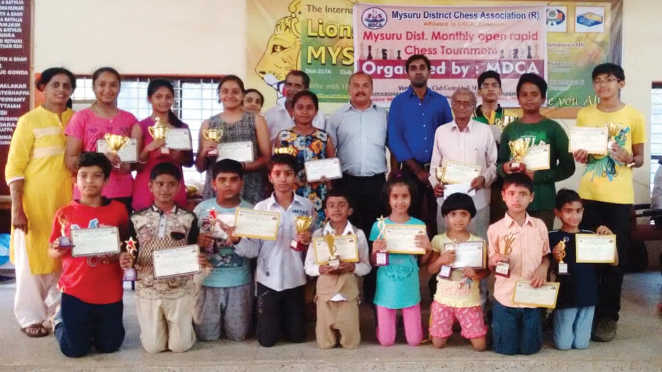 MDCA Open Rapid Chess Tournament: Rakesh of Mandya triumphs