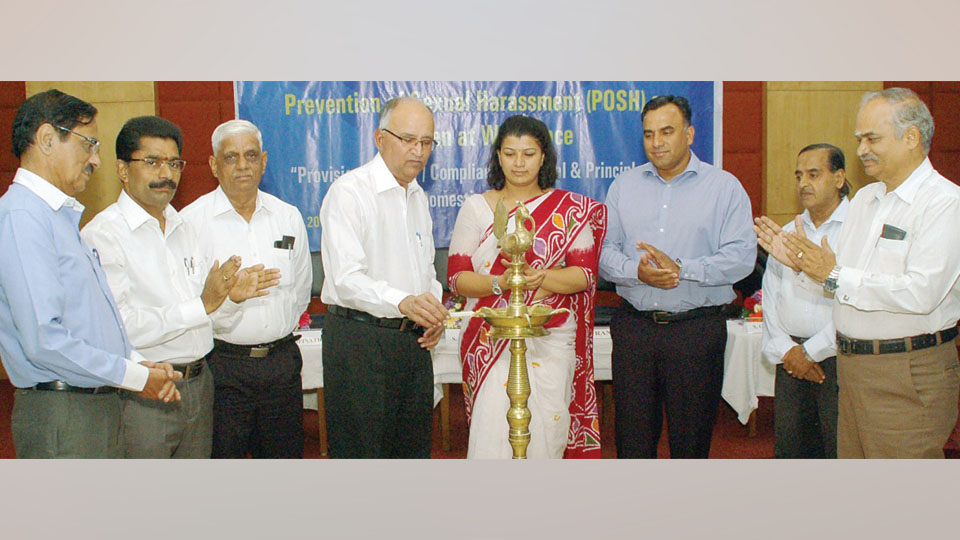 Workshop on Prevention of Sexual Harassment of Women at workplace held