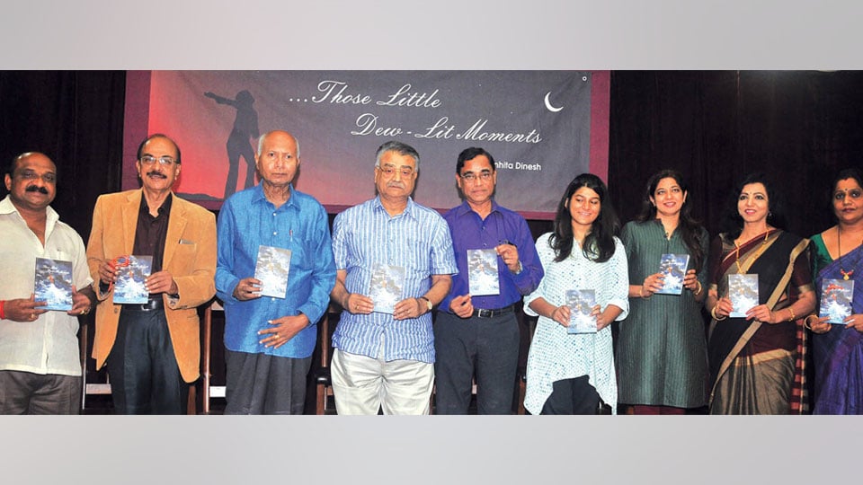 ‘…Those little dew-lit moments’:  Teen poetess Samhita Dinesh’s collection of poems released