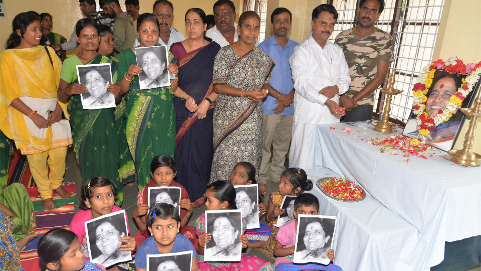 Shaktidhama in Mysuru mourns Hon. President Parvathamma’s death