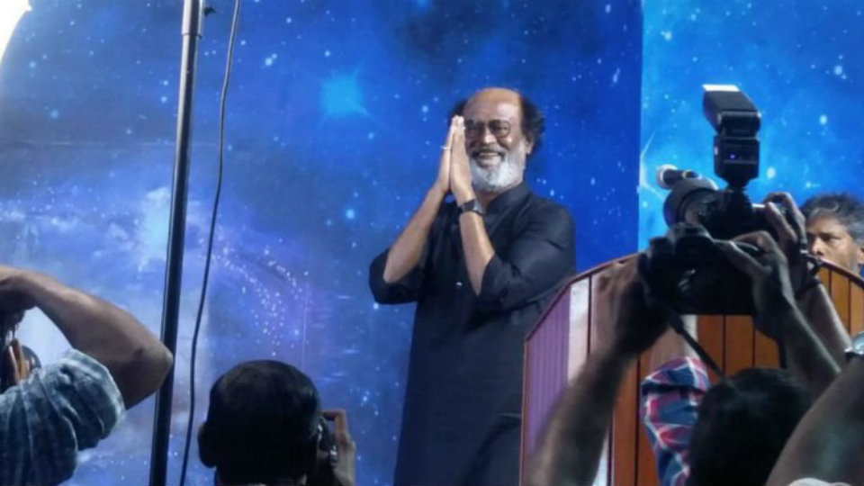 Rajinikanth meets his fans after a gap of 9 years
