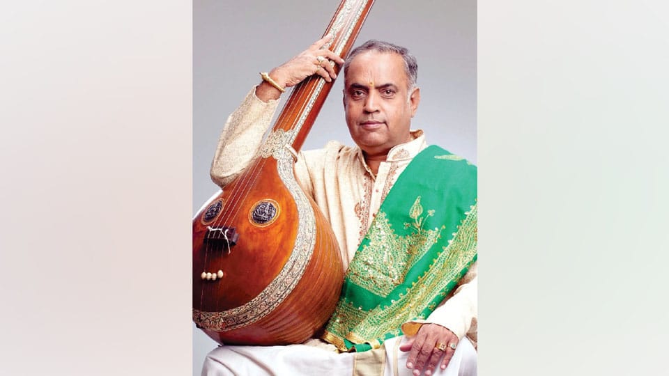 Vid. S. Shankar to perform at Veene Seshanna Bhavan