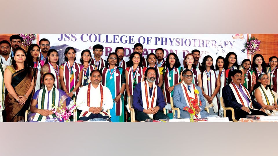 Graduation Day held at JSS College of Physiotherapy