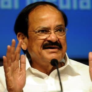 Former Vice-President Naidu to arrive in city this evening