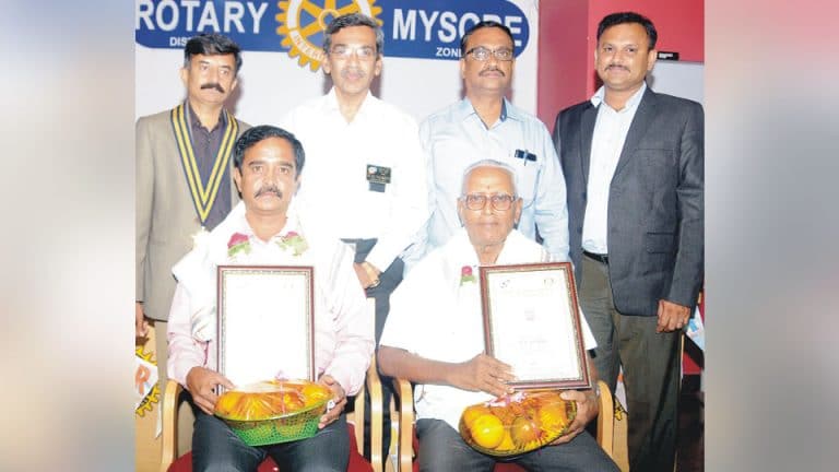 Rotary Midtown presents Venus Shramajeevi Awards - Star of Mysore