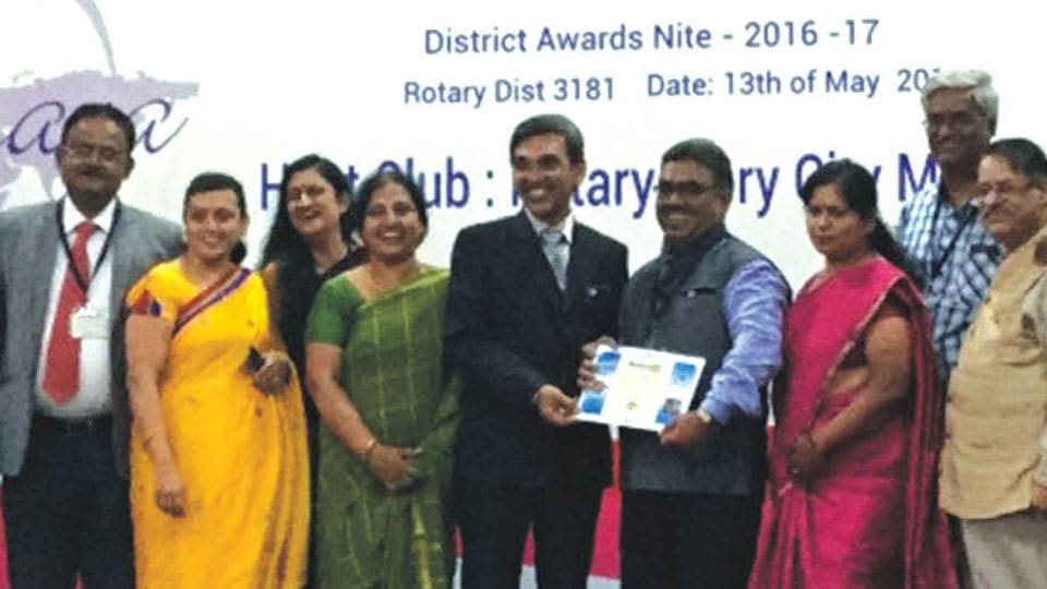 Rotary Central bags awards
