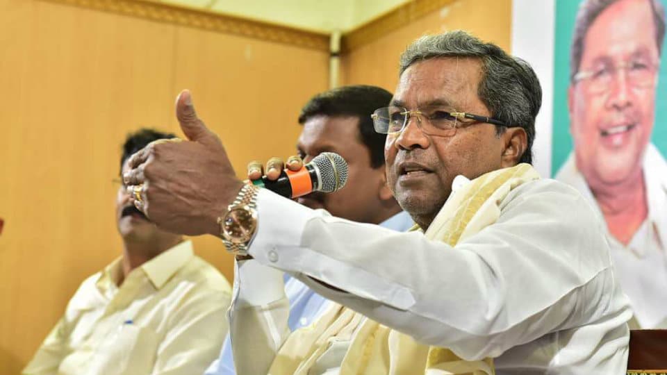 No early polls in State, asserts Siddharamaiah