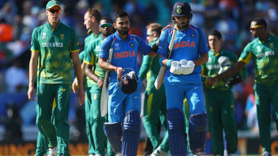 Champions Trophy: India beat South Africa, enter semi-final