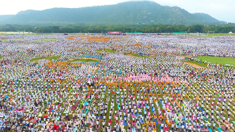 International Yoga Day: Mysuru loses out on Guinness Record