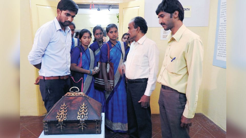 Abharana Petti from Kerala on display at IGRMS