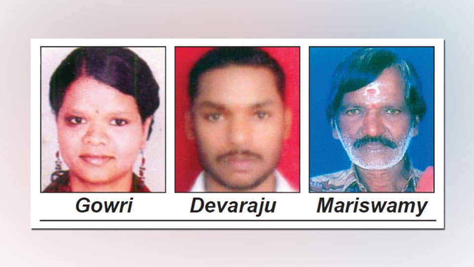 Woman among three persons missing from city