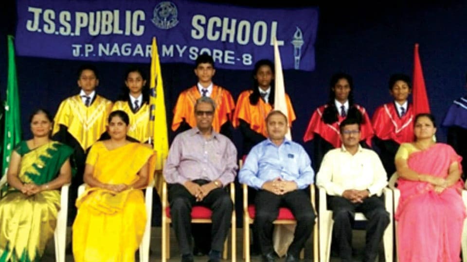 Investiture Ceremony at City Schools: JSS PUBLIC SCHOOL, J.P. NAGAR