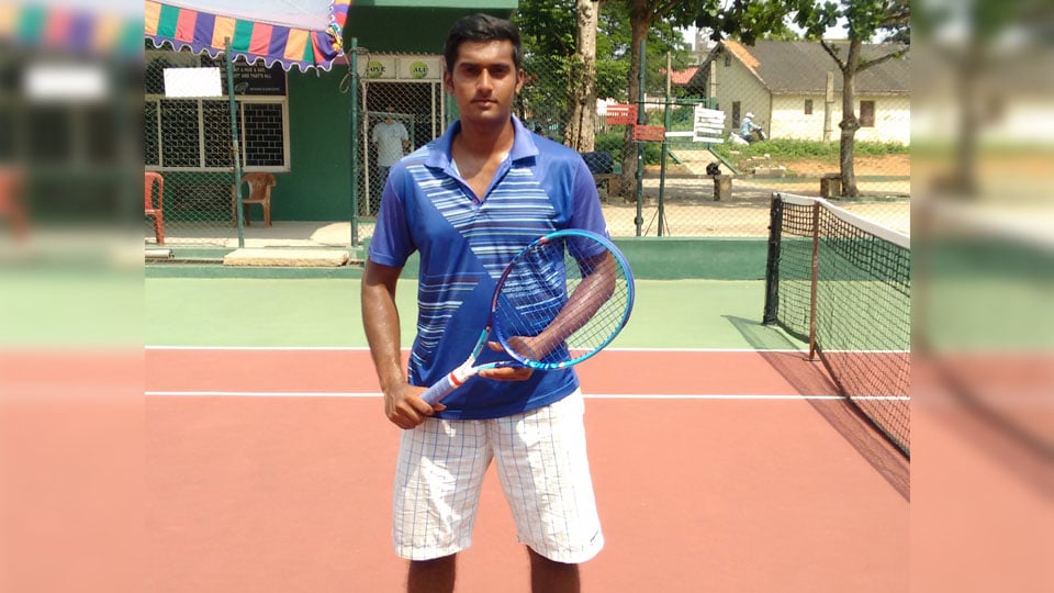 Tennis: Mysuru’s Prajwal Dev enters pre-quarters