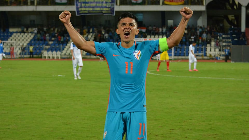 Asia Cup Qualifier-2017: Sunil Chhetri shines in India’s victory