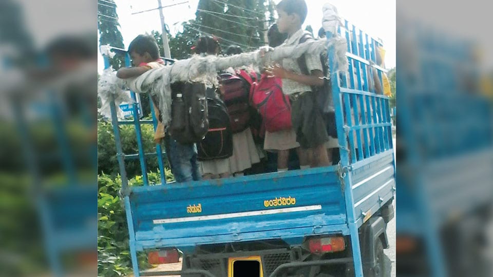 Safety of school kids gone to air