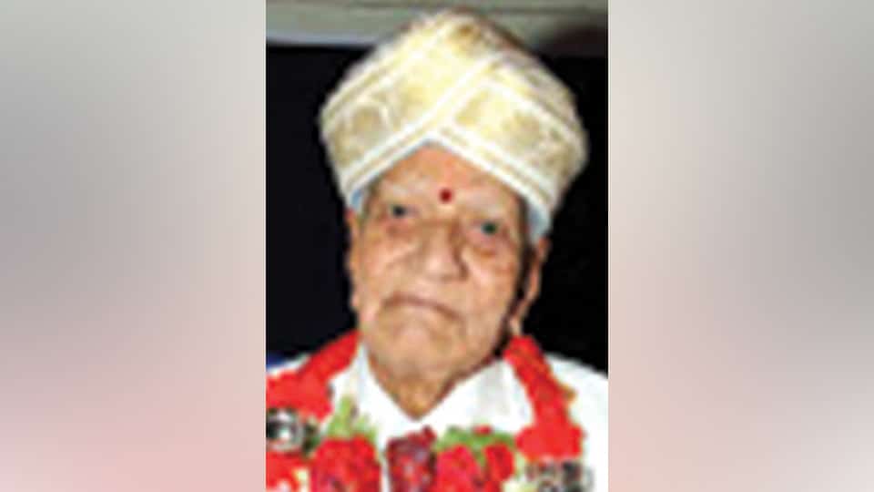Centenarian passes away: Body to be donated to JSS Medical College