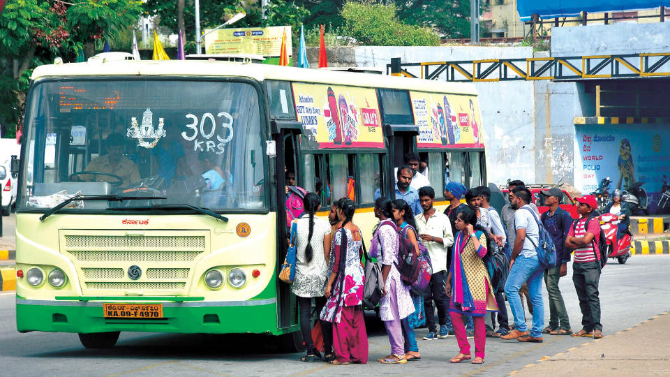 Reintroduce bus numbers 129 & 135 via Manasagangothri