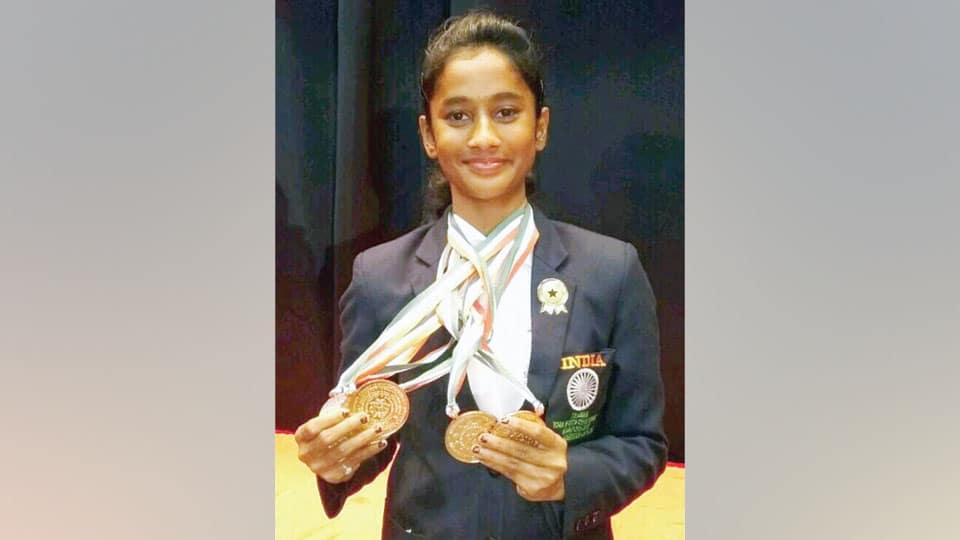 7th Asian Yoga Sports Competition: City’s Kushi bags 4 gold and a silver