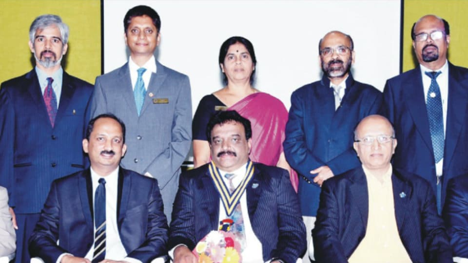 Office-bearers of Lions Mysore West